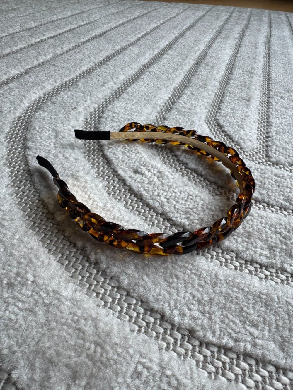 Ann Taylor Tortoise Shell Braided Headband
